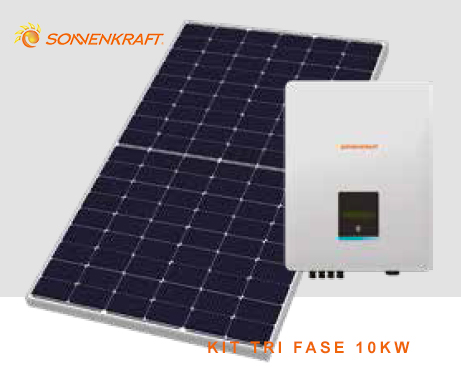 Kit fotovoltaico tri fase 10kW
