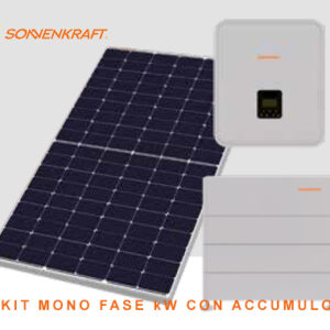 Kit fotovoltaico ibrido 3kW