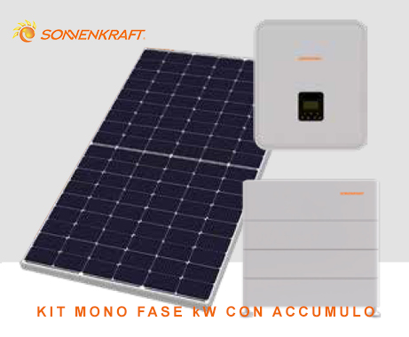 Kit fotovoltaico ibrido 3kW